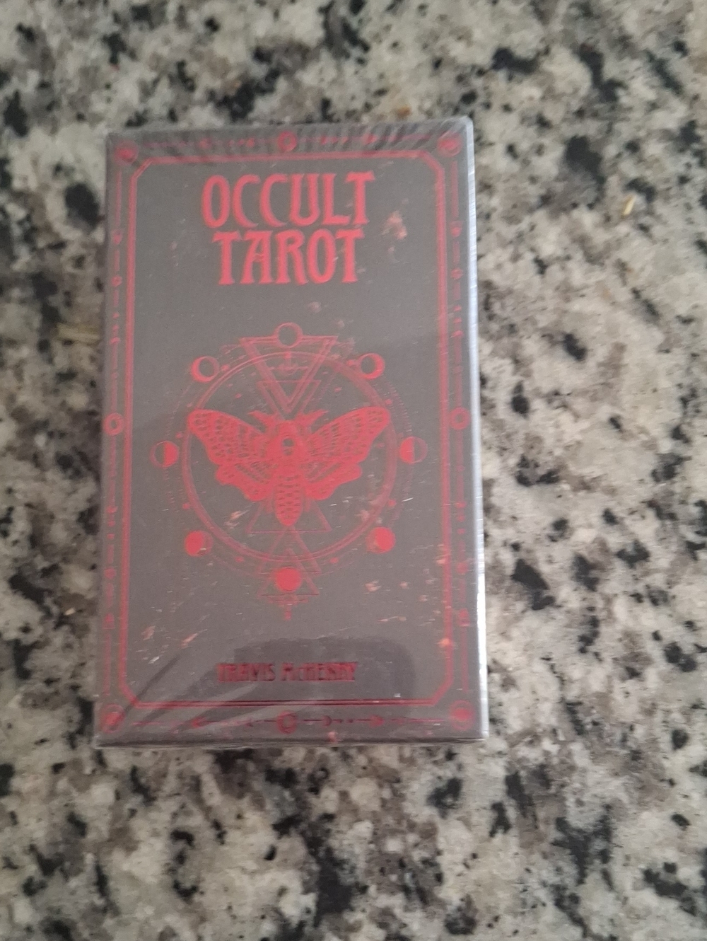 Occult Tarot Deck - Red and Black